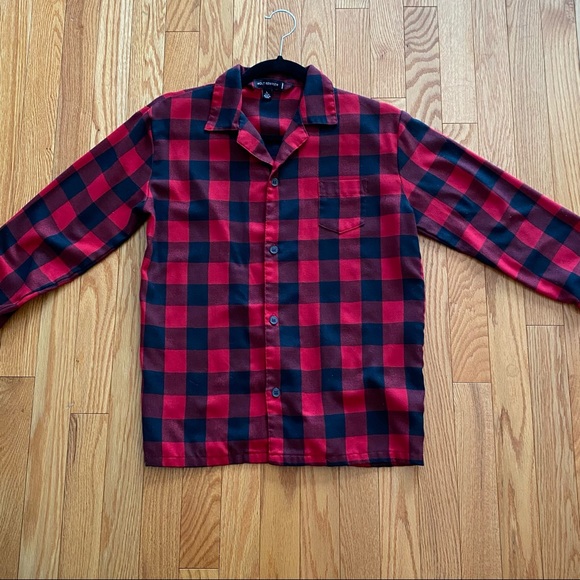 Holt Renfrew Other - Holt Renfrew Plaid Shirt Red and Black Size Large